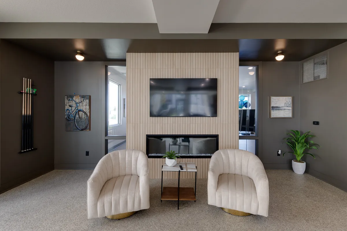 Park Centre — Clubhouse, Fireplace Lounge