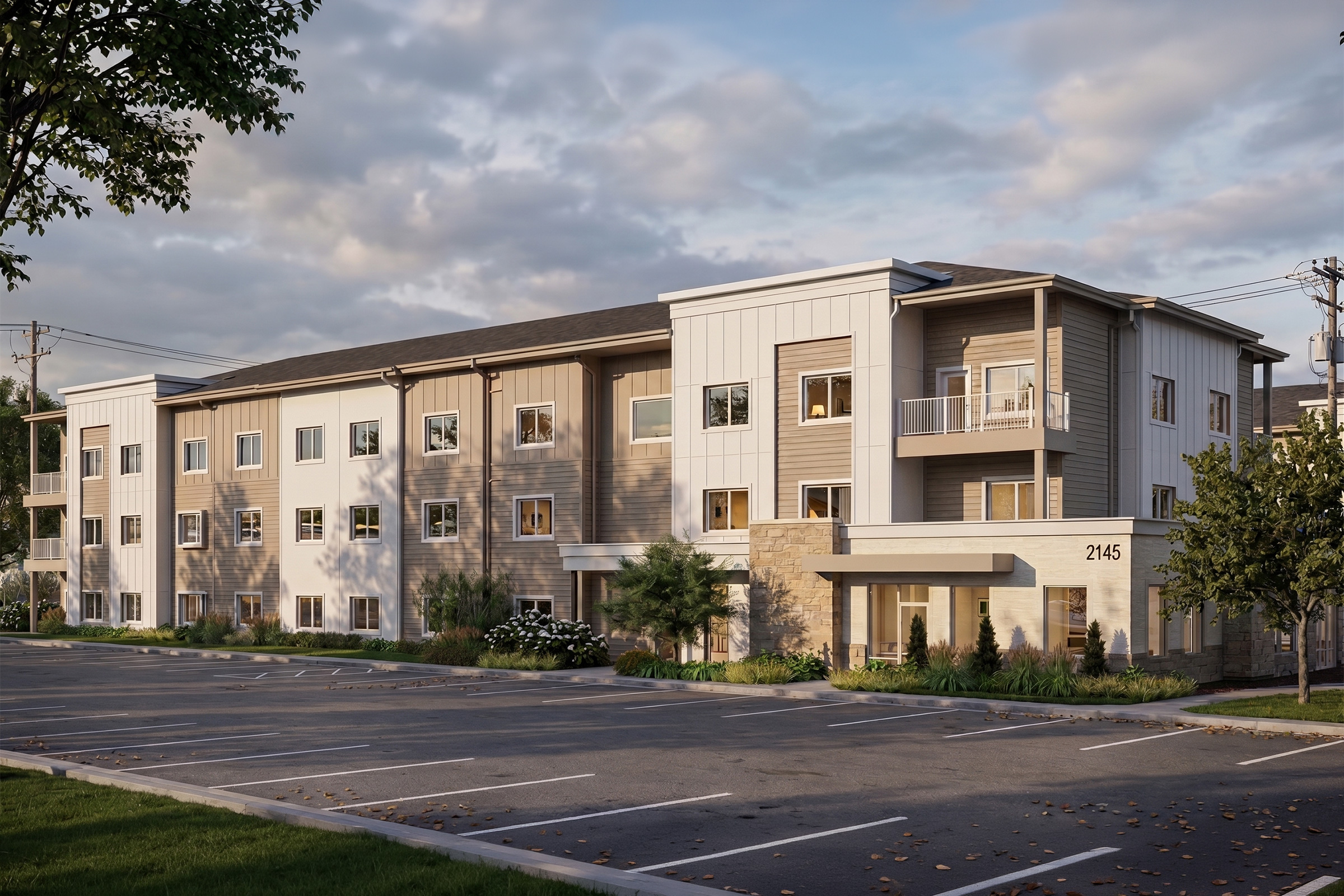 Park Centre Apartments AI Render