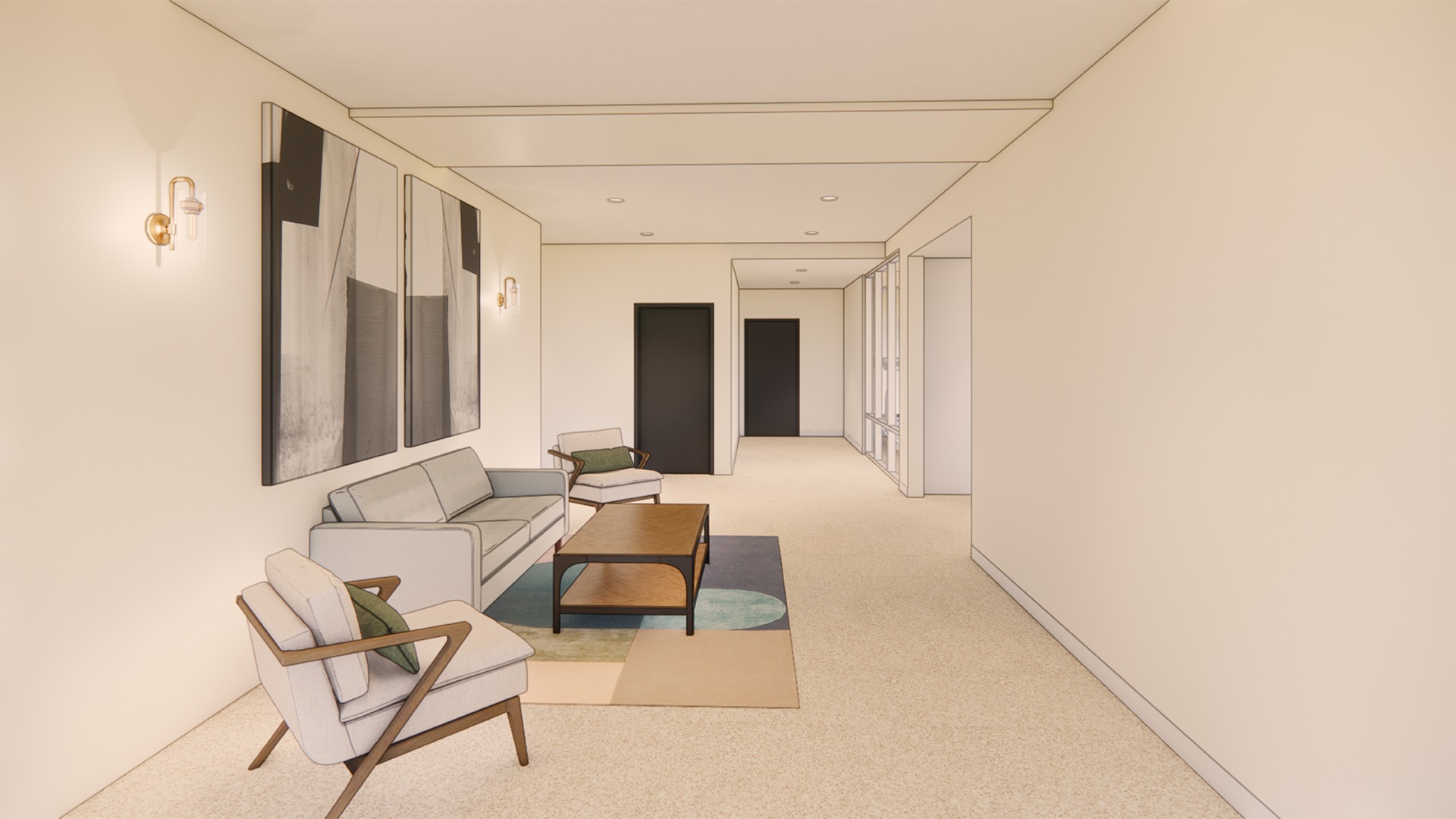 Park Centre Apartments — Redner 3